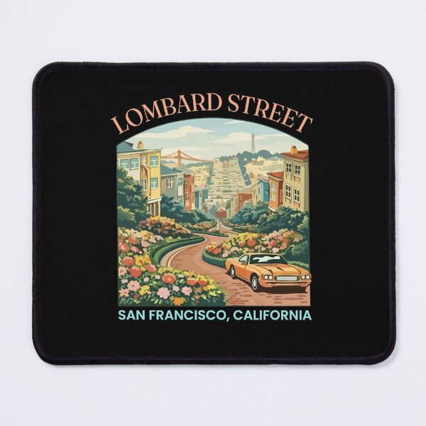 Item preview, Lombard Street Souvenir Travel California San Francisco designed and sold by DSWShirts.