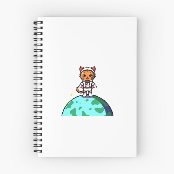 Item preview, Gato Astronauta Sobre Planeta designed and sold by WolfyShop4.
