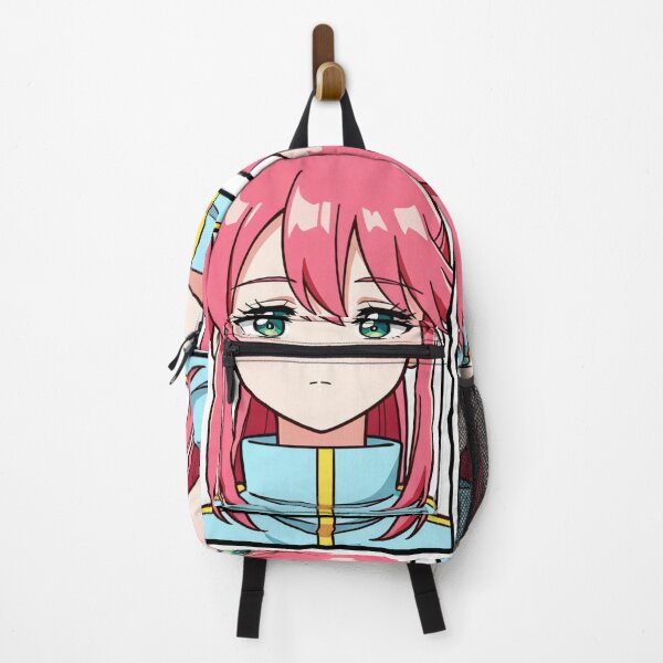 Item preview, Anime - Pink Hair Girl Blue Track Top designed and sold by AnimeShin.