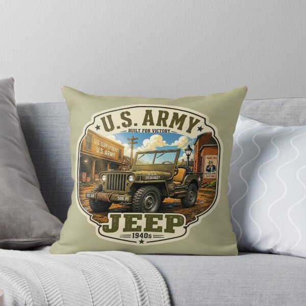 Item preview, Vintage Military 4x4 Army Vehicle Poster designed and sold by Retro Arabica.