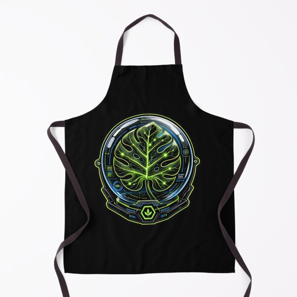 Item preview, Cyber Monstera Leaf Techwear Graphic | Futuristic Biotech Neon Design designed and sold by Timeless Junction.