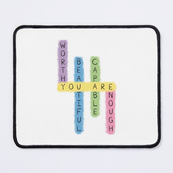 Item preview, Colorful Positive Affirmations Puzzle Design designed and sold by ChantellaGF.
