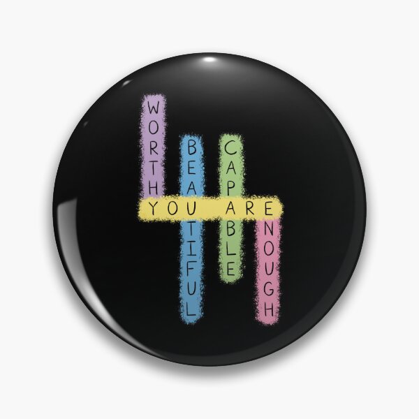Item preview, Colorful Positive Affirmations Puzzle Design designed and sold by ChantellaGF.