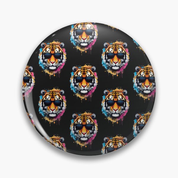 Item preview, Cool Tiger With Sunglasses Colorful Graffiti Art Shirt designed and sold by Beauty2244.