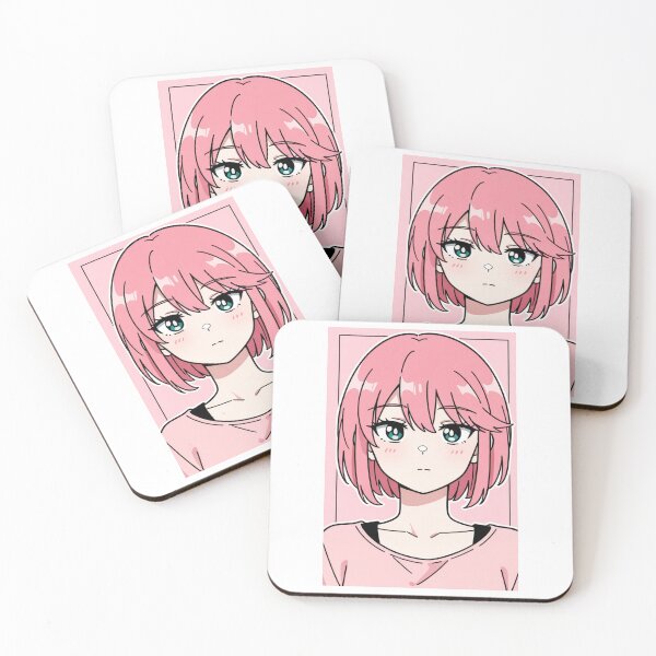 Item preview, Anime - Pink Hair Girl Pink Top designed and sold by AnimeShin.