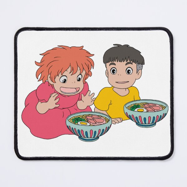 Item preview, Ponyo Sosuke Cute Ramen Illustration designed and sold by Iska-Designs.
