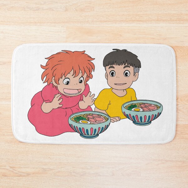 Item preview, Ponyo Sosuke Cute Ramen Illustration designed and sold by Iska-Designs.