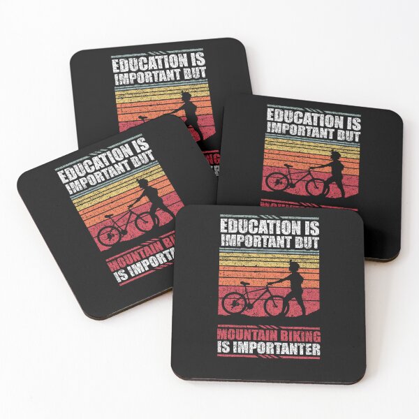 Item preview, Education Is Important But Mountain Biking Is Importanter designed and sold by GabbyKash.