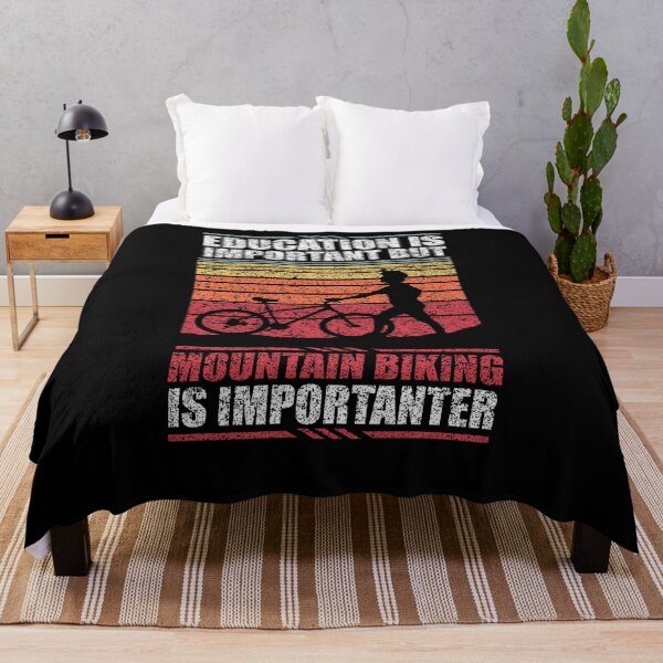 Item preview, Education Is Important But Mountain Biking Is Importanter designed and sold by GabbyKash.