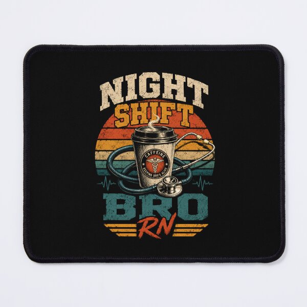 Item preview, Funny Male Nurse Night Shift Retro Design Classic T-Shirt  designed and sold by podlook.