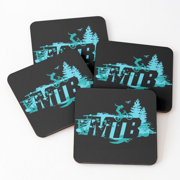 Item preview, Downhill Mountain Biking MTB Rider Silhouette designed and sold by Gravelpeak Co..