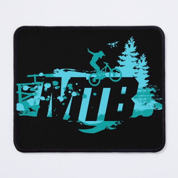 Item preview, Downhill Mountain Biking MTB Rider Silhouette designed and sold by Gravelpeak Co..