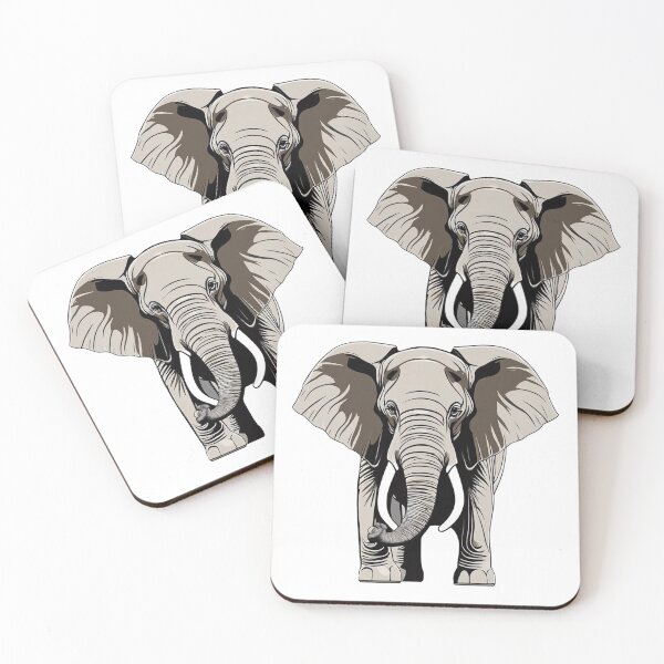 Item preview, Retro style elephant designed and sold by CreationbyVona.