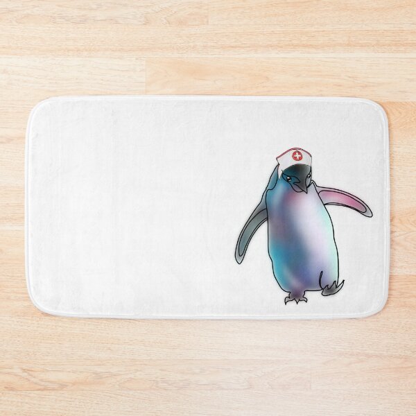 Item preview, Percy the Penguin Wearing nurse Hat – animalzinhats designed and sold by Ashley’sAnimalz.