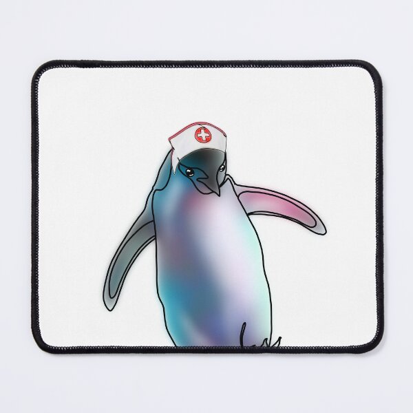 Item preview, Percy the Penguin Wearing nurse Hat – animalzinhats designed and sold by Ashley’sAnimalz.