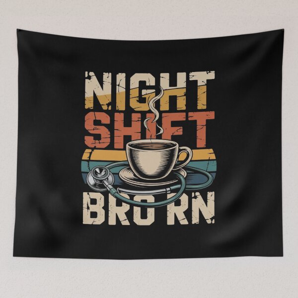 Item preview, Copy of Funny Male Nurse Night Shift Retro Design Classic T-Shirt  designed and sold by podlook.