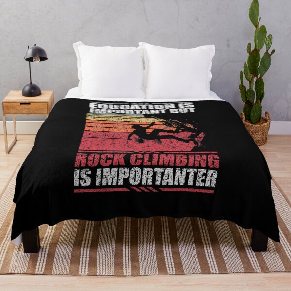 Item preview, Education Is Important But Rock Climbing Is Importanter designed and sold by GabbyKash.