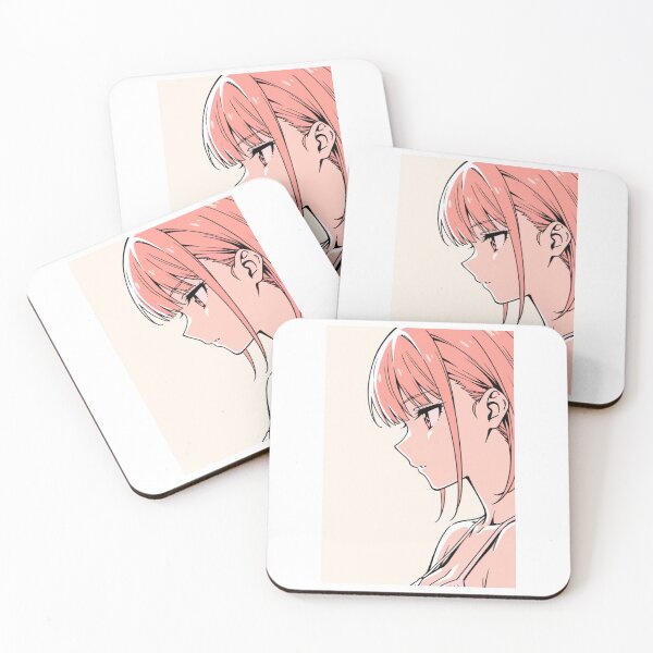 Item preview, Anime - Pink Hair Girl Profile View designed and sold by AnimeShin.