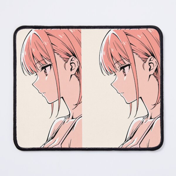 Item preview, Anime - Pink Hair Girl Profile View designed and sold by AnimeShin.