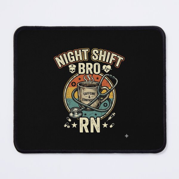 Item preview, Copy of Copy of Funny Male Nurse Night Shift Retro Design Classic T-Shirt designed and sold by podlook.