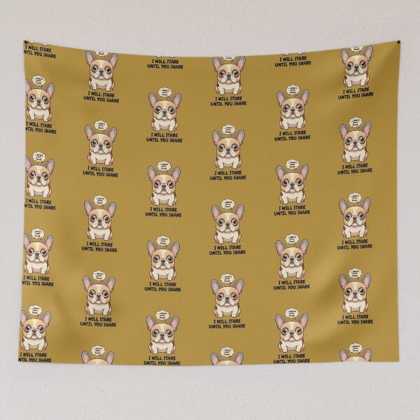 Item preview, French Bulldog The Death Stare designed and sold by GlitchedTees.