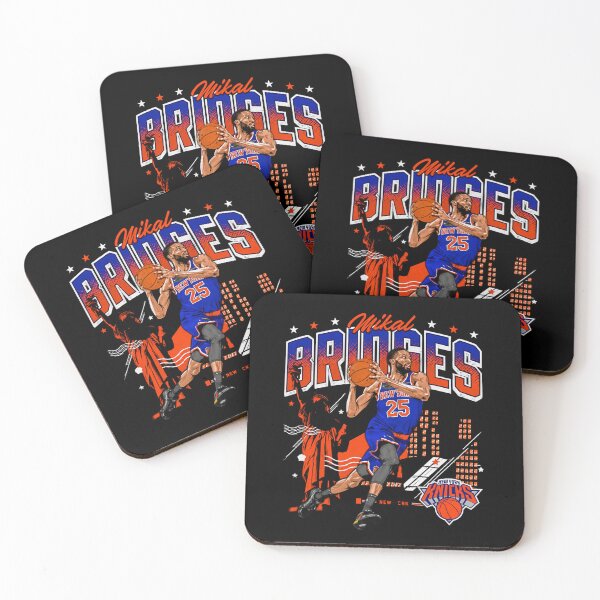 Item preview, New York Knicks Mikal Bridges illustration designed and sold by DETOYASHALL.