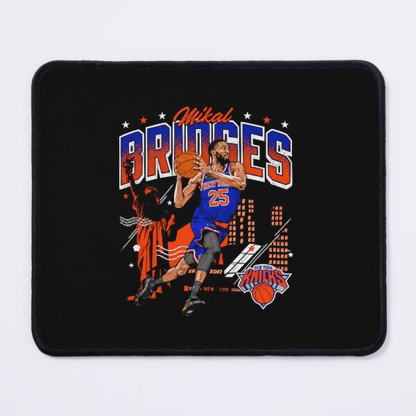 Item preview, New York Knicks Mikal Bridges illustration designed and sold by DETOYASHALL.