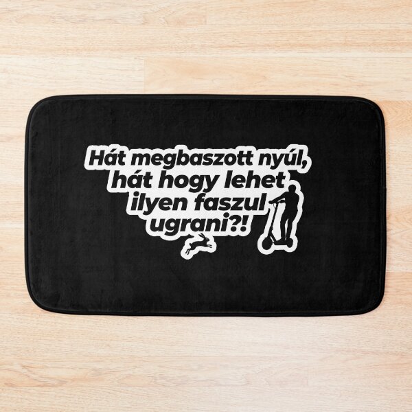 Item preview, Funny Hungarian Scooter Meme - Jumping Rabbit Quote designed and sold by pakehart.