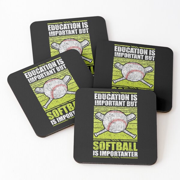 Item preview, Education Is Important But Softball Is Importanter designed and sold by GabbyKash.