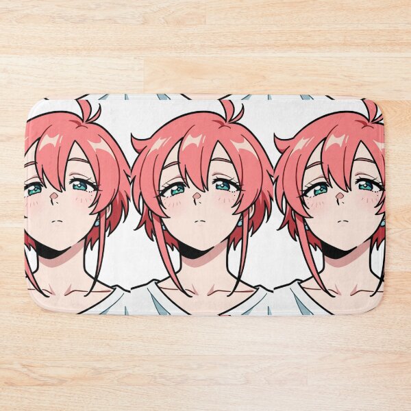 Item preview, Anime - Pink Hair Girl Turquoise Eyes designed and sold by AnimeShin.