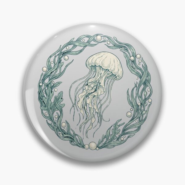 Item preview, Mystic Vintage Jellyfish & Seaweed Wreath designed and sold by Ortsas.