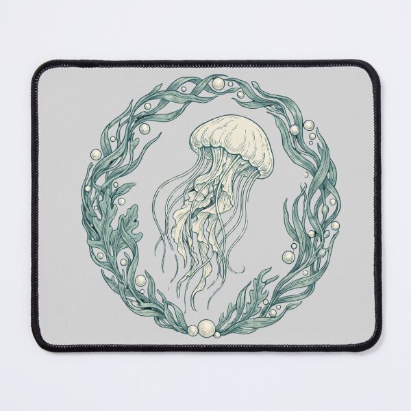 Item preview, Mystic Vintage Jellyfish & Seaweed Wreath designed and sold by Ortsas.