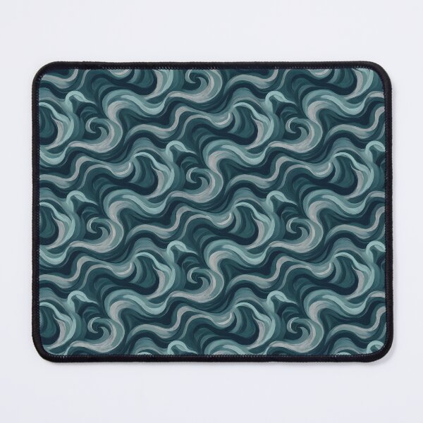Item preview, Earthy Swirl Ocean Wave Abstract Flow Pattern designed and sold by MythicCotton.