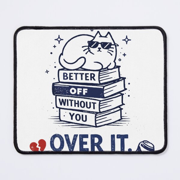 Item preview, Cat Over It T-Shirt designed and sold by Matinez Pink.