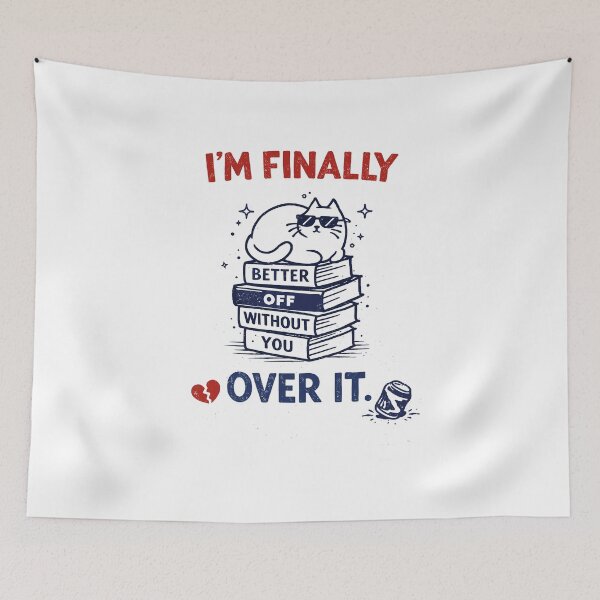 Item preview, Cat Over It T-Shirt designed and sold by Matinez Pink.