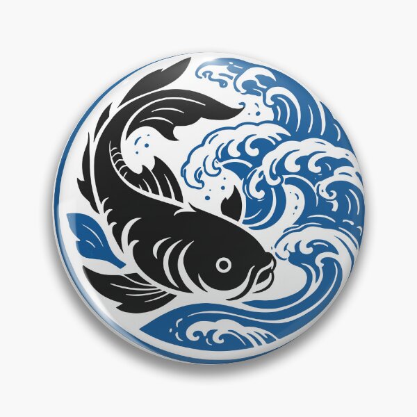 Item preview, Koi Fish Ocean Waves T-Shirt designed and sold by Matinez Pink.