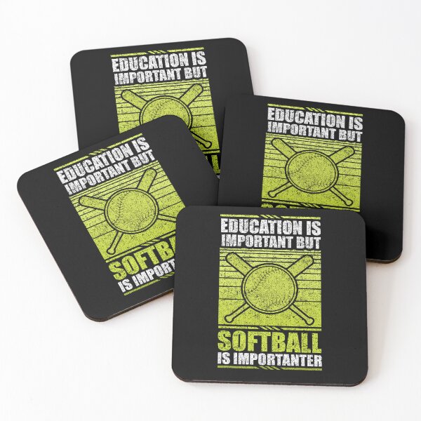 Item preview, Education Is Important But Softball Is Importanter designed and sold by GabbyKash.