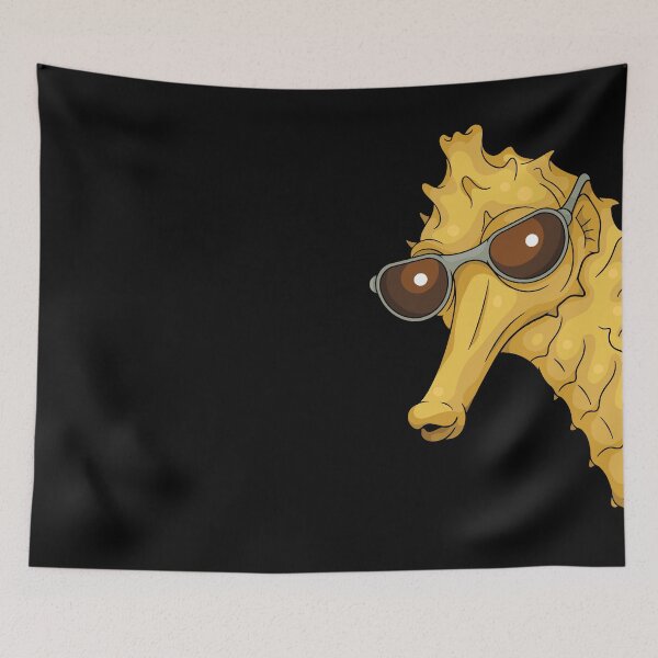 Item preview, Cool Seahorse With Sunglasses Kids Underwater Seahorse designed and sold by DSWShirts.
