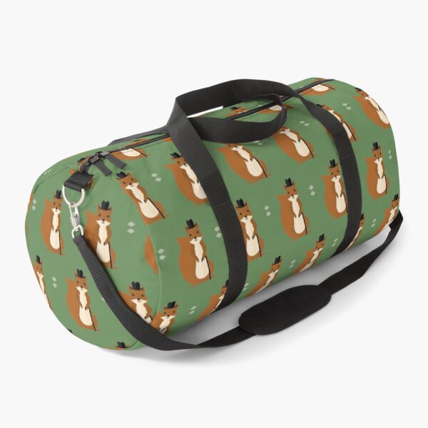 Item preview, Squirrels with hat and stick on green designed and sold by reneesillus.