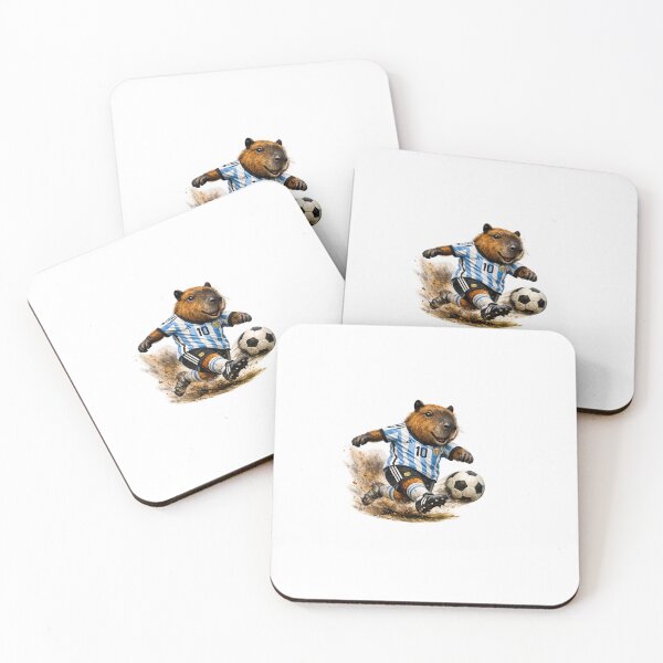 Item preview, Capybara World Cup Football Fan Design designed and sold by Aramdesing.