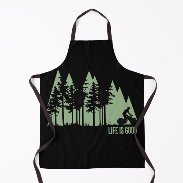 Item preview, Mountain Biker Forest Life Is Good Cycling MTB designed and sold by Gravelpeak Co..