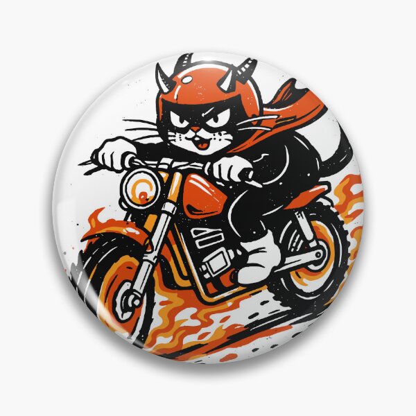Item preview, Hell on Wheels Motorcycle Cat T-Shirt designed and sold by Matinez Pink.