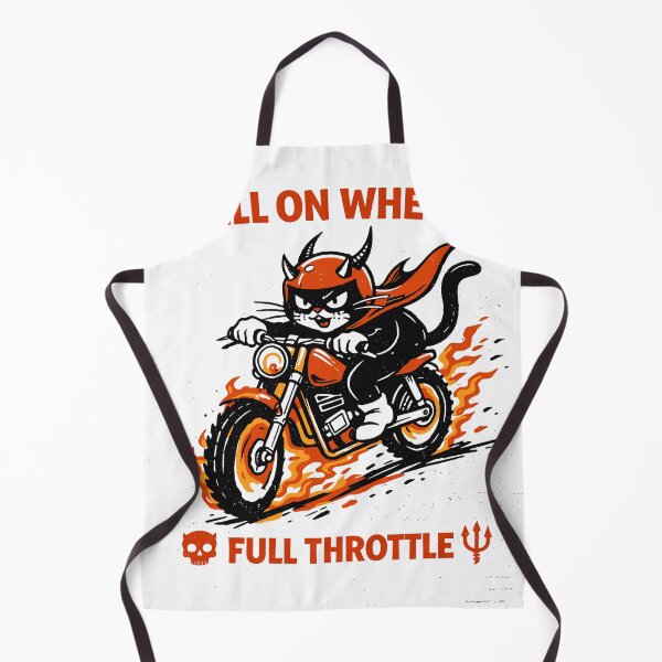 Item preview, Hell on Wheels Motorcycle Cat T-Shirt designed and sold by Matinez Pink.