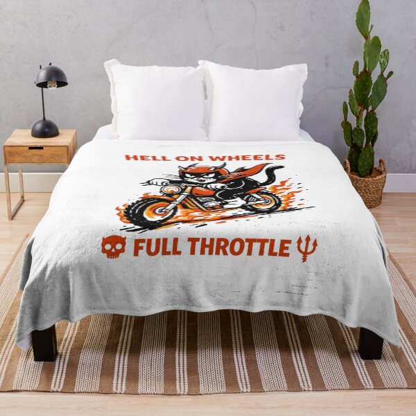 Item preview, Hell on Wheels Motorcycle Cat T-Shirt designed and sold by Matinez Pink.