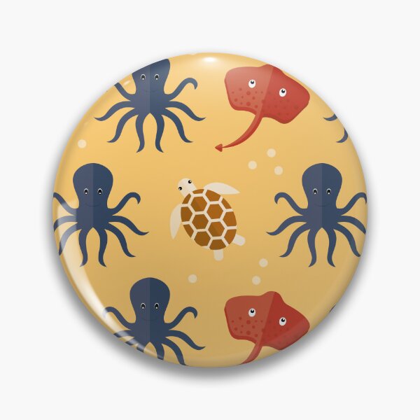 Item preview, Ocean adventures on yellow designed and sold by reneesillus.