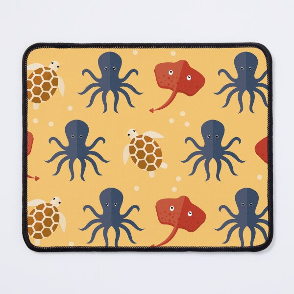 Item preview, Ocean adventures on yellow designed and sold by reneesillus.