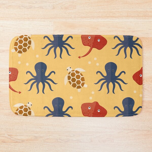 Item preview, Ocean adventures on yellow designed and sold by reneesillus.