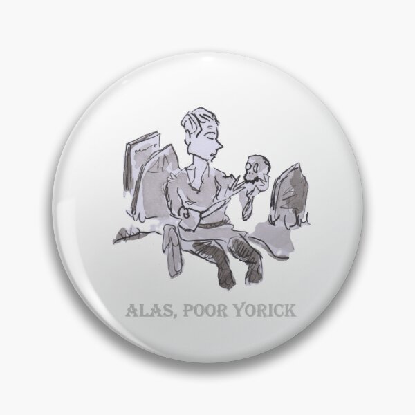 Item preview, Hamlet talking yorick designed and sold by Inky Fingers Illustrations.