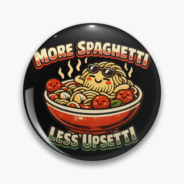 Item preview, More Spaghetti Less Upsetti Funny Pasta Lover  designed and sold by HiPatti.