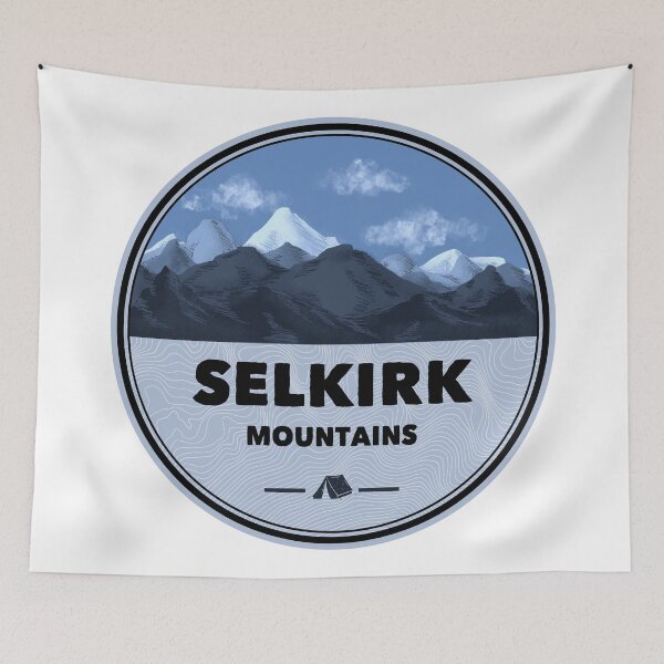 Item preview, Selkirk Mountains British Columbia Camping designed and sold by Esskay Designs.